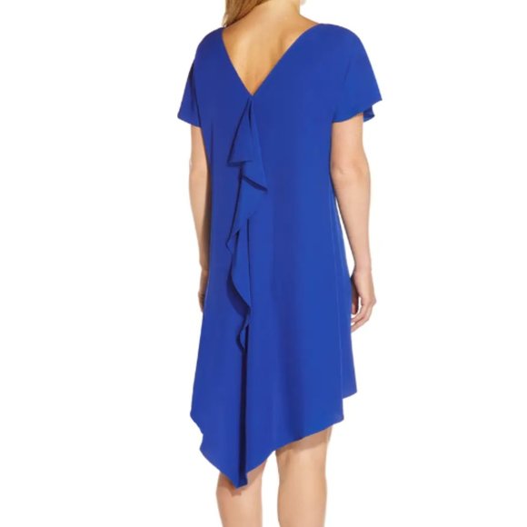 Adrianna Papell Blue Midi Dress 2P - Picture 1 of 15